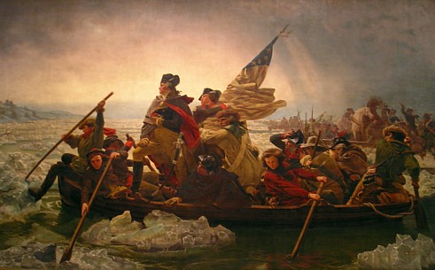 General Washington crossing the Delaware.